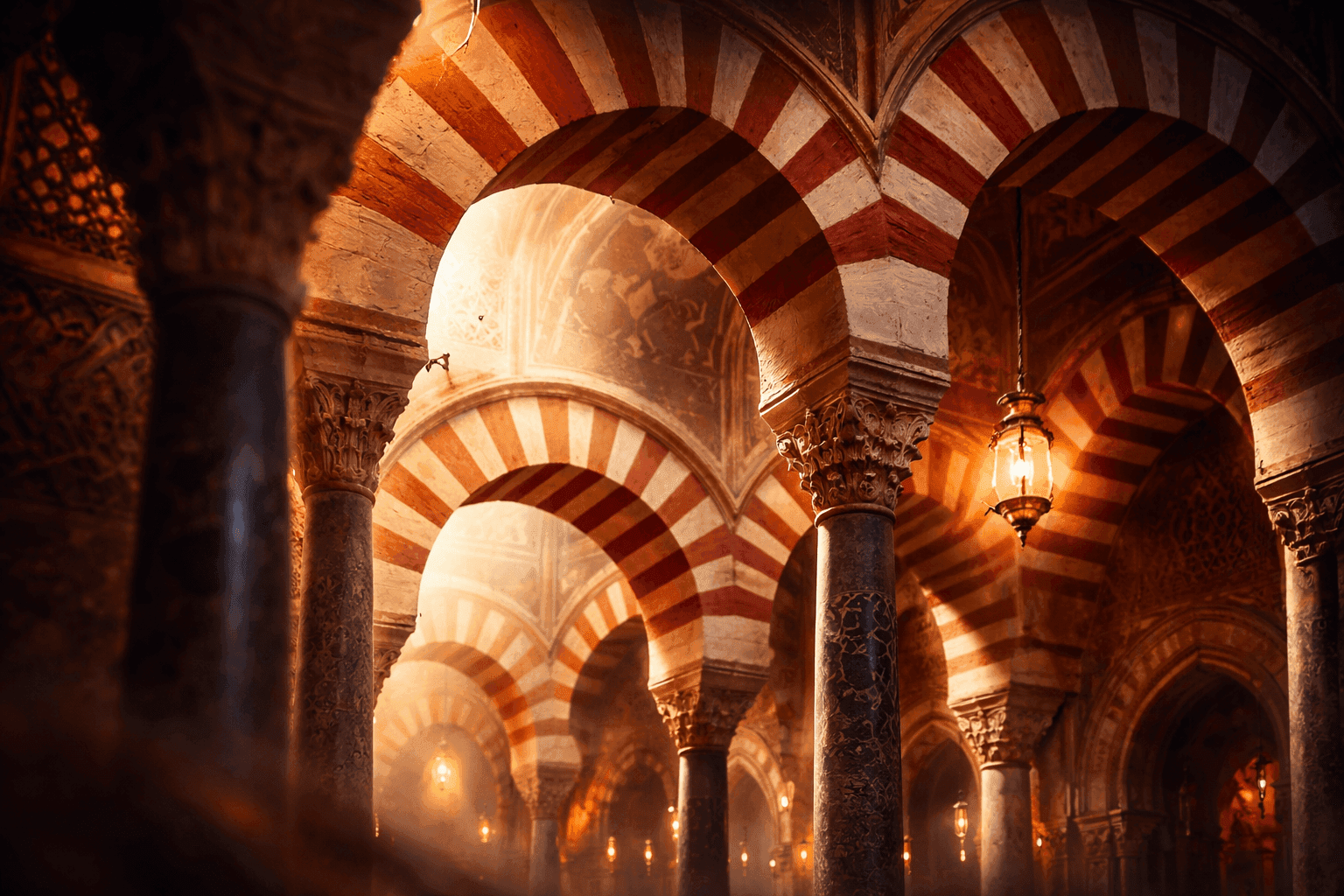 Interior de la Mezquita-Catedral de Córdoba